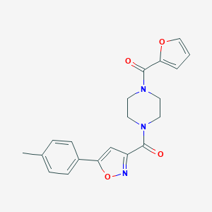 1-(2-Furoyl)-4-{[5-(4-methylphenyl)-3-isoxazolyl]carbonyl}piperazine