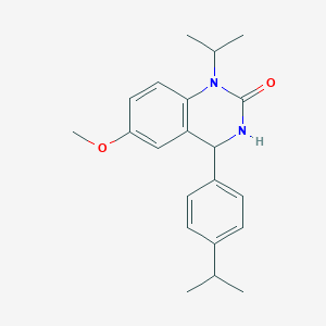 1-Isopropyl-4-(4-isopropylphenyl)-6-methoxy-3,4-dihydroquinazolin-2(1H)-one