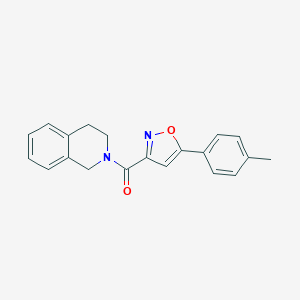 3,4-dihydro-1H-isoquinolin-2-yl-[5-(4-methylphenyl)-1,2-oxazol-3-yl]methanone