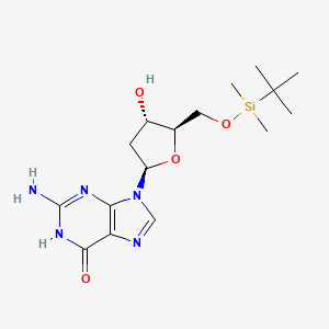 molecular formula C16H27N5O4Si B3182362 5'-O-TBDMS-2'-脱氧鸟苷 CAS No. 51549-33-8