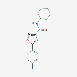 N-cyclohexyl-5-(4-methylphenyl)-3-isoxazolecarboxamide