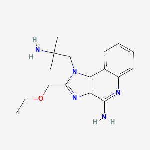 molecular formula C17H23N5O B3182417 TLR7/8激动剂3 CAS No. 642473-95-8