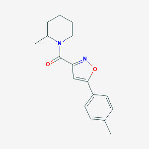 (2-Methyl-piperidin-1-yl)-(5-p-tolyl-isoxazol-3-yl)-methanone