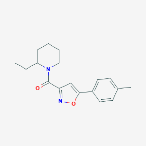 (2-Ethyl-piperidin-1-yl)-(5-p-tolyl-isoxazol-3-yl)-methanone
