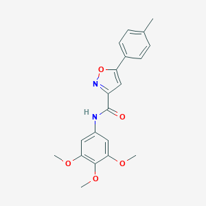 5-(4-methylphenyl)-N-(3,4,5-trimethoxyphenyl)-1,2-oxazole-3-carboxamide