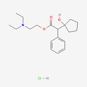 molecular formula C19H30ClNO3 B3182462 Cyclodrine hydrochloride CAS No. 78853-39-1