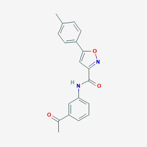 N-(3-acetylphenyl)-5-(4-methylphenyl)-3-isoxazolecarboxamide