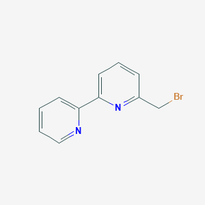 molecular formula C11H9BrN2 B3182486 6-(Bromomethyl)-2,2'-bipyridine CAS No. 83478-63-1
