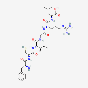 L-Leucine, L-phenylalanyl-L-cysteinyl-L-isoleucylglycyl-L-arginyl-