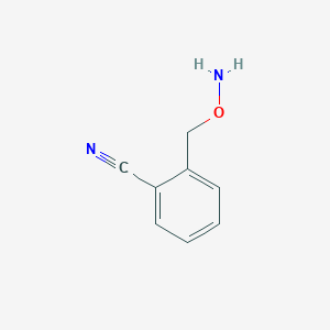 molecular formula C8H8N2O B3182501 2-((Aminooxy)methyl)benzonitrile CAS No. 854382-51-7
