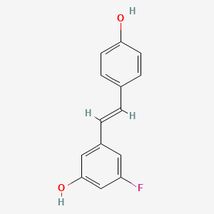 molecular formula C14H11FO2 B3182505 Resveratrol analog 1 CAS No. 861446-16-4