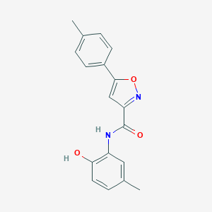 N-(2-hydroxy-5-methylphenyl)-5-(4-methylphenyl)-3-isoxazolecarboxamide