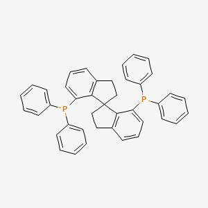 molecular formula C41H34P2 B3182567 (S)-7,7'-bis(diphenylphosphino)-1,1'-spirobiindane((S)-SDP) CAS No. 917377-74-3