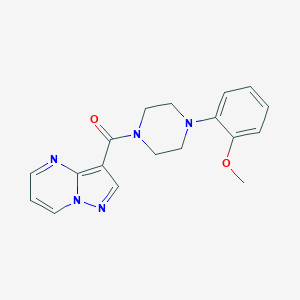 3-{[4-(2-Methoxyphenyl)-1-piperazinyl]carbonyl}pyrazolo[1,5-a]pyrimidine