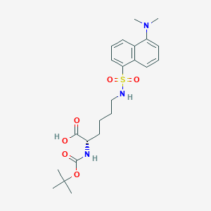 molecular formula C23H33N3O6S B3182795 Boc-l-lys(dansyl)-oh CAS No. 185504-01-2