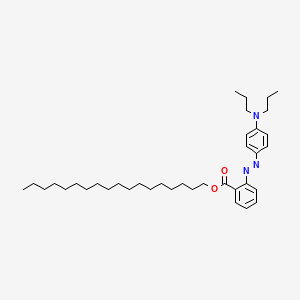 molecular formula C37H59N3O2 B3182809 Octadecyl 2-(4-dipropylaminophenylazo)benzoate CAS No. 204581-67-9