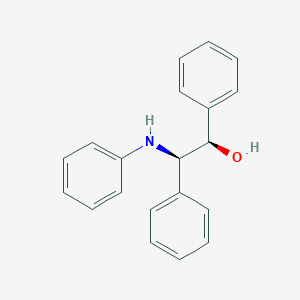 molecular formula C20H19NO B3182821 (1R,2R)-2-anilino-1,2-diphenylethanol CAS No. 210571-76-9