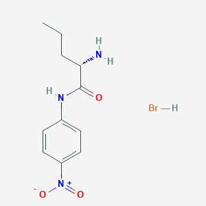 molecular formula C11H16BrN3O3 B3182832 H-Nva-pna hbr CAS No. 213271-08-0