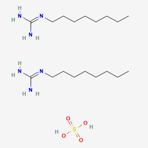 molecular formula C18H44N6O4S B3182837 1-Octylguanidine hemisulfate CAS No. 21409-35-8