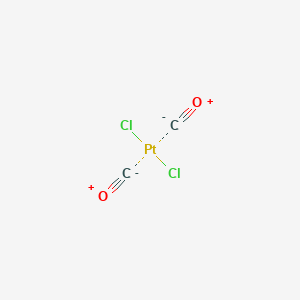 molecular formula C2Cl2O2Pt B3182875 cis-Dichlorodicarbonylplatinum(II), (99.9%-Pt) CAS No. 25478-60-8