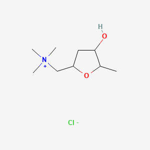 molecular formula C9H20ClNO2 B3182908 (+/-)-Muscarine chloride CAS No. 2936-25-6