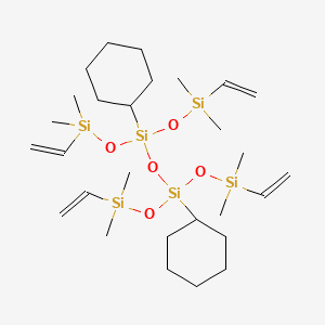 1,3-Dicyclohexyl-1,1,3,3-tetrakis(dimethylvinylsilyloxy)disiloxane