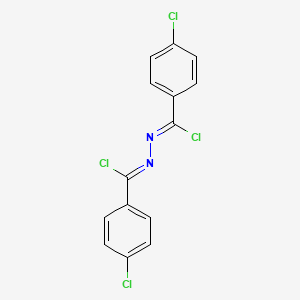 (NZ,1Z)-4-chloro-N-[chloro-(4-chlorophenyl)methylidene]benzenecarbohydrazonoyl chloride