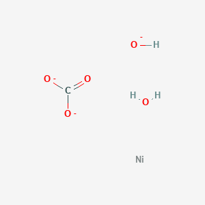 molecular formula CH3NiO5-3 B3182962 Nickel carbonate hydroxide (Ni3(CO3)(OH)4), xhydrate CAS No. 39430-27-8