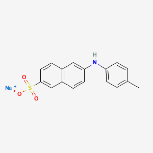 molecular formula C17H14NNaO3S B3183034 2-(p-Toluidino)naphthalene-6-sulfonic acid sodium salt CAS No. 53313-85-2
