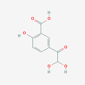 molecular formula C9H8O6 B3183040 5-(Dihydroxyacetyl)-2-hydroxy-benzoic acid CAS No. 54440-92-5