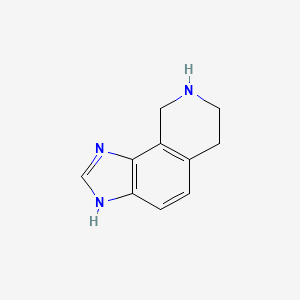B3183060 6,7,8,9-tetrahydro-3H-imidazo[4,5-h]isoquinoline CAS No. 56623-99-5