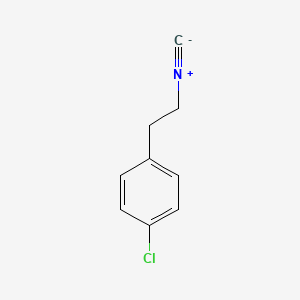 molecular formula C9H8ClN B3183072 1-Chloro-4-(2-isocyanoethyl)benzene CAS No. 602262-89-5