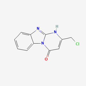 B3183082 2-(chloromethyl)-1H-pyrimido[1,2-a]benzimidazol-4-one CAS No. 62773-10-8