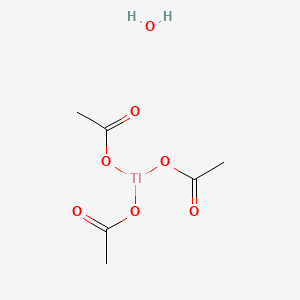 molecular formula C6H11O7Tl B3183087 Thallium(Iii) Acetate Hydrate CAS No. 62811-75-0
