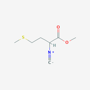 molecular formula C7H11NO2S B3183099 2-异氰基-4-甲基硫代丁酸甲酯 CAS No. 63472-90-2