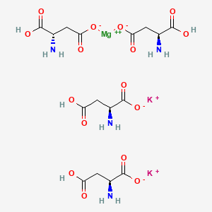 molecular formula C16H24K2MgN4O16 B3183136 L-天冬氨酸钾镁 CAS No. 67528-13-6