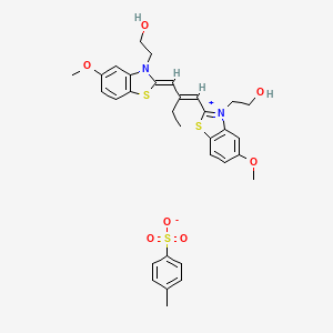 molecular formula C32H36N2O7S3 B3183164 N744 甲苯磺酸盐 CAS No. 72616-22-9