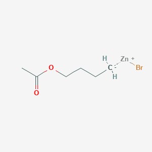 B3183186 4-Acetoxybutylzinc bromide CAS No. 737797-42-1