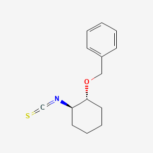 molecular formula C14H17NOS B3183199 (1R,2R)-(-)-2-苄氧基环己基异硫氰酸酯 CAS No. 745783-98-6