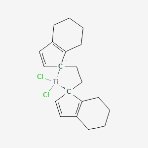 Dichloro-(R,R)-ethylenebis-(4,5,6,7-tetrahydro-1-indenyl)-titanium(IV)