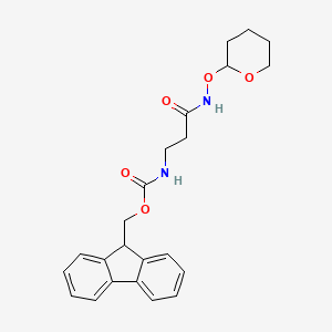 N-(2H-3,4,5,6-Tetrahydropyran-2-yloxy)-3-[(fluoren-9-ylmethoxy)carbonylamino]propanamide