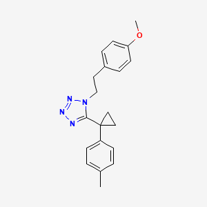 molecular formula C20H22N4O B3183329 Mephetyl tetrazole CAS No. 916923-10-9