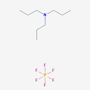 molecular formula C9H21F6NP- B3183348 N,N-dipropylpropan-1-amine;hexafluorophosphate CAS No. 92416-28-9