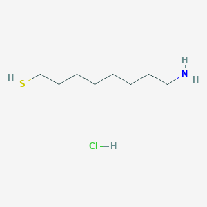 molecular formula C8H20ClNS B3183365 8-Amino-1-octanethiol hydrochloride CAS No. 937706-44-0