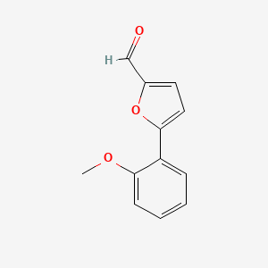 molecular formula C12H10O3 B3183374 5-(2-Methoxyphenyl)furan-2-carbaldehyde CAS No. 94078-20-3