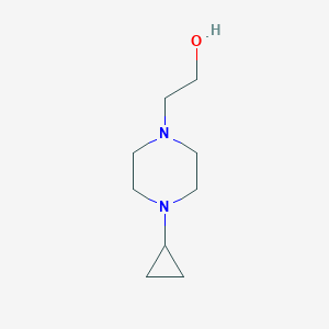 molecular formula C9H18N2O B3183382 4-Cyclopropyl-1-piperazineethanol CAS No. 944691-70-7