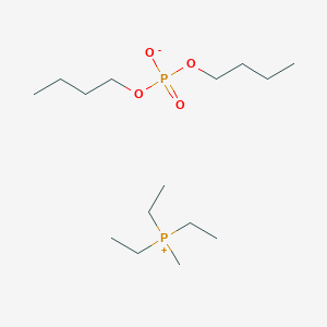 molecular formula C15H36O4P2 B3183386 Dibutyl phosphate;triethyl(methyl)phosphanium CAS No. 947601-92-5