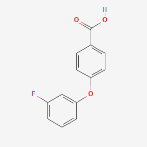 molecular formula C13H9FO3 B3183405 4-(3-Fluorophenoxy)benzoic acid CAS No. 1021000-12-3