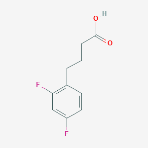 molecular formula C10H10F2O2 B3183410 4-(2,4-Difluorophenyl)butanoic acid CAS No. 110931-78-7