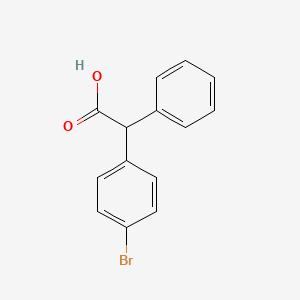 molecular formula C14H11BrO2 B3183445 2-(4-溴苯基)-2-苯乙酸 CAS No. 21771-89-1
